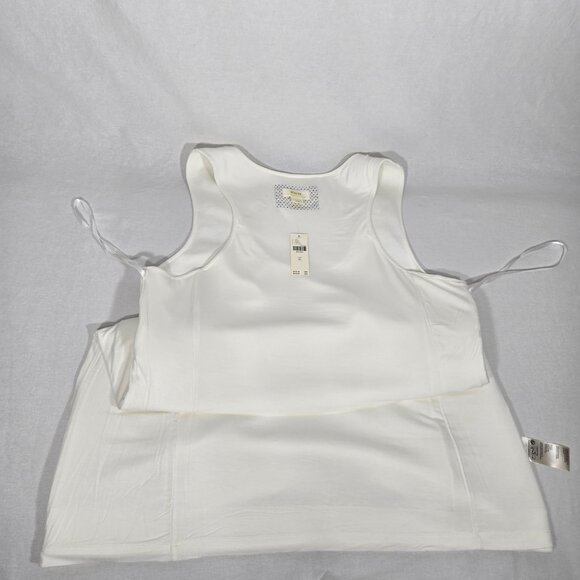 MAEVE by ANTHROPOLOGIE Sirencore Elevated Basic IVORY Texture Mini Dress Size XL - Picture 11 of 17